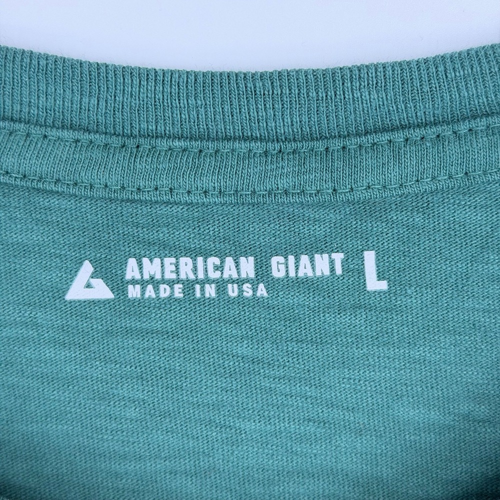 NEW American Giant Premium Slub Crew Long Sleeve T-Shirt Lot of 2 Men L Cotton - Picture 4 of 10